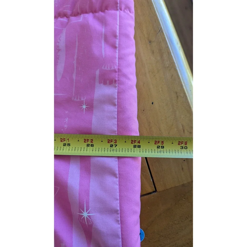 Y2k Disney Princess Pink Sleeping Bag Cinderella Belle Aurora Faux Fur Line